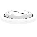 RADIUM Luminaire de plafond SURFACE STAR 450 PS CCT CCT Switch, résistant aux chocs, direct / indirect, multipower IP54, blanche 