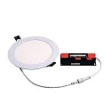 Plafonnier encastré TALAN XS Ø 168MM Plug&Play rigide, CCT Switch, multipower IP44, blanche 