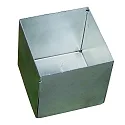 Boîtier intégré 76X76X74MM carré, fermé, acier