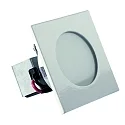 Luminaire d'encastrement mural  LARA V2 angulaire IP40, scintillant, blanche 