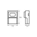 Rutec Alimentation VARDAFLEX 1CM - PUSH LOCK-W 2 pôles, mat, transparent