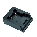 Adaptateur VARDAFLEX E WORK LIGHT / BOSCH PROFESSIONAL ACCU 2 pôles, sans chargeur, noir