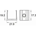Rutec mounting bracket VARDAFLEX ECO AC, white