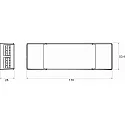 Rutec Dimmer DMX VARDAFLEX DMX ACTOR  4 canaux, bleu