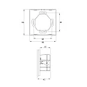Rutec Variateur tactile AC-FUNK TOUCHPANEL RGBW RGBW
