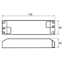 Rutec Unité d’alimentation Led 12V, 60W