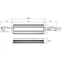 Rutec DALI2 Dimm-actuator, 100-277V, 24V-/100W, for VARDAflex, 1 channel, 1 address, dynamic, IP67