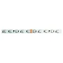 Bande LED VARDAFLEX 3INONE-60 - 1CM RGB blanche