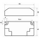 Rutec Unité d’alimentation Led 200MA / 6W-8.4W / 30-42V dimmable, blanche