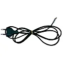 Câble de connexion  avec fiche, noir