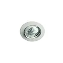 Plafonnier encastré MR16 pivotant IP20, couvert de poudre, blanche