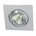 Lumière encastrée QUADRO pivotant IP20, blanc mat
