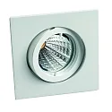 Lumière encastrée QUADRO pivotant IP20, blanc mat