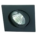 Lumière encastrée QUADRO pivotant IP20, graphite
