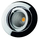 Alu die-cast Recessed spot for MR11, without Snap ring, swivelling, IP20, chrome