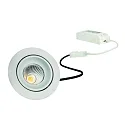 Lumière encastrée GAIL pivotant, Dim-To-Warm, lot de 1 IP40, blanc mat gradable 430lm 1900 | 3000K CRI 90-100