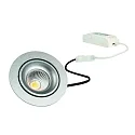 Lumière encastrée GAIL pivotant, lot de 1, dimmable IP40, argent mat gradable 718lm 2900 | 3100K CRI 80-89