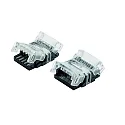 Connecteur VARDAFLEX 1.2CM - PUSH (RU-70500 + RU-70537) lot de 1, 5 pôles, RGBW, noir, transparent