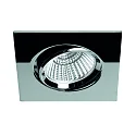 Plafonnier encastré BAN COB pivotant, carré, courant constant IP40, chrome gradable