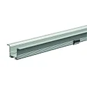 Profil de collerette TKP18/18 / 2M version pour montage encastré, profond, aluminium anodisé