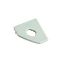 end cap EP18/18 with feed-in option, white
