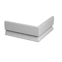 Connecteur d'angle SOCKET PROFILE PFG401 coin extérieur, argent