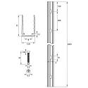 Rutec Projekt Profil ECO VARDAFLEX NEON / 2M, aluminium
