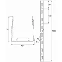 Rutec Projekt Profil VARDAFLEX SVQ/TVQ - INOX V4A/AS316 - 1M, acier inoxydable