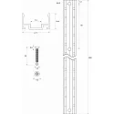Rutec Projekt Profil VARDAFLEX PLATIN 272° TVQ - 1M flexible, aluminium