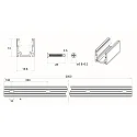 Rutec Projekt Profil VARDAFLEX NEON PIKO SVQ/TVQ - 2M - 2M, aluminium