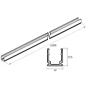 Rutec Projekt Profil VARDAFLEX VARDAFLEX NEON PIKO (TOP) / NOPN PIKO SVQ/TVQ - 2M, aluminium
