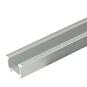 Profil de collerette FLAT 23/12K - 2M profond, aluminium anodisé