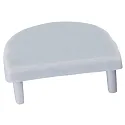 Embout PFH405 / PFH408 (COMBINED WITH COVER PFH891) semi-circulaire, fermé, gris
