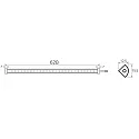 Rutec Projekt Planchette lumineuse VARDAFLEX NINQE PLUS - FRIDGE&FREEZER - 625MM rigide, commutable IP54