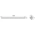 Rutec Projekt Planchette lumineuse VARDAFLEX NINQE PLUS - FRIDGE&FREEZER - 960MM rigide, commutable IP54