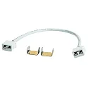 Connecteur VARDAFLEX 8MM...10MM avec possibilité d'alimentation, pliable, blanche