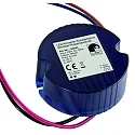 Driver de LED 700MA / 6-12W rond, avec câble ouvert, courant constant, dimmable, bleu