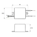 Rutec Projekt LED driver 350MA / 3-8V DC / 1.1-2.4W current constant, switchable, white