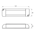 Rutec Projekt Driver de LED 350MA / 3-16W courant constant, commutable, blanche