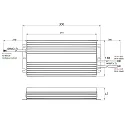 Rutec Projekt Driver de LED 600W ACTIVE PFC constante de tension, commutable, aluminium