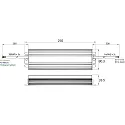 Rutec Projekt Driver de LED 24V / 120W / PHASE constante de tension, dimmable, aluminium