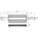 Rutec Projekt Dimmer DALI DALI-2 DT6 24VDC 400W SINGLE COULOUR avec câble ouvert, 1 canal, aluminium