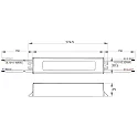Rutec Projekt Driver de LED 600MA / 21W-25.2W / ACTIVE PFC courant constant, commutable, bleu