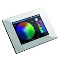 Ecran tactile LCD RGB DMX TOUCHSCREEN version pour montage encastré, RGB, 5 canaux