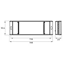 Rutec Projekt dimmer DMX 512 ACTOR / 350MA / 960W / 5 COLOUR 4 channel, DMX controllable, blue