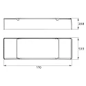 Rutec Projekt Dimmer DALI OLED DALI-2 PUSH DIM DT8 / DC / 350MA / MASTER RGBW PWM 2 canaux, 4 canaux, 3 canaux, bleu