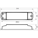 Rutec Projekt Dimmer DALI DALI-2 PUSH DIM DT6 / AC 50W / 24V / SINGLE COLOUR 1 canal