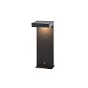 battery solar lamp ALA GROUND MINI with sensor IP65, graphite grey