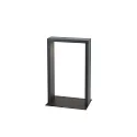 Lampe solaire à accu AXIS MINI avec capteur IP65, gris graphite