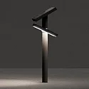 SIGOR battery solar lamp HELIOSTEPPER with sensor IP65, graphite grey